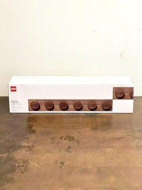 LEGO 5007108 Wooden Book Rack Dark Oak NIB New in Hand